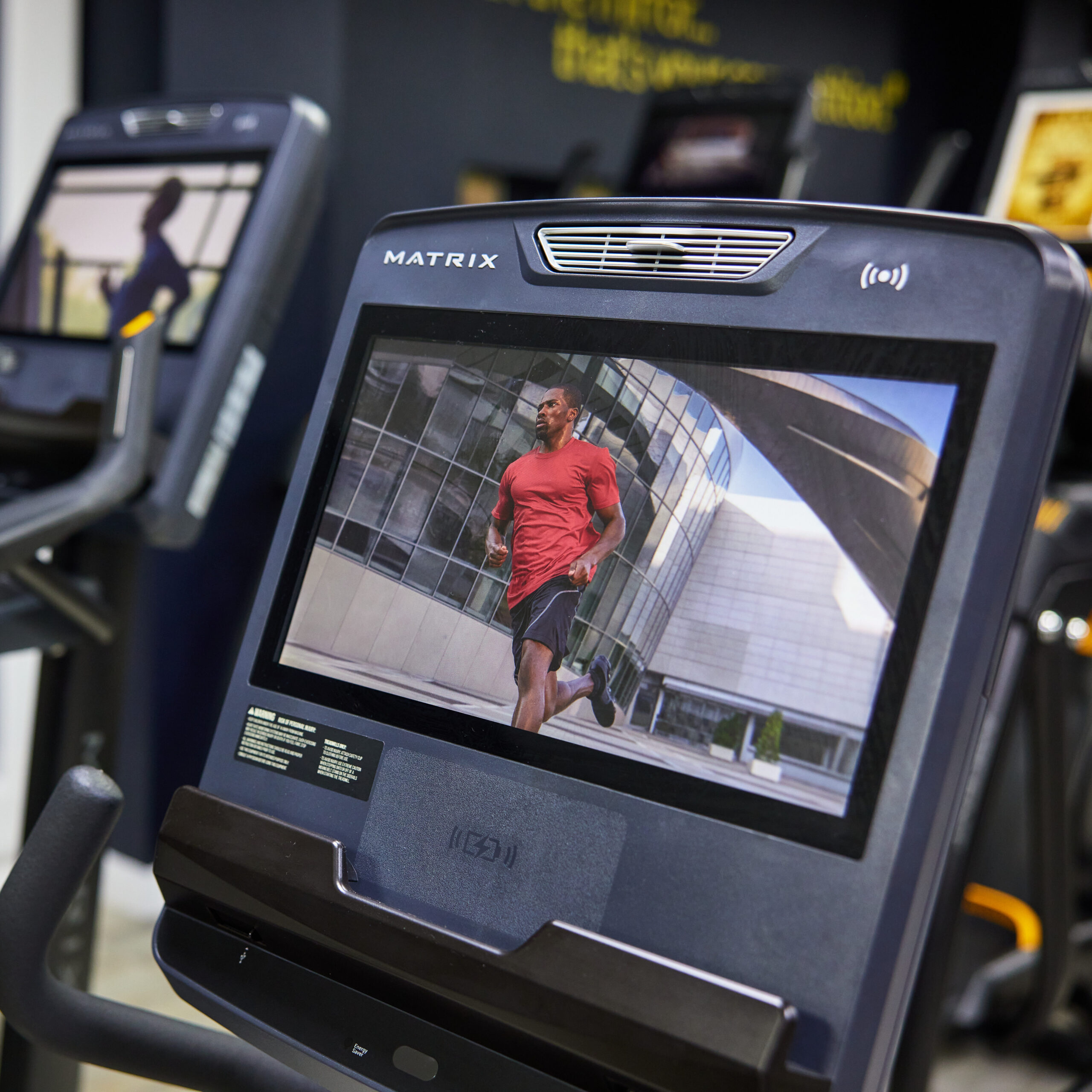 Bluecoat Sports cardio machines with tv screens