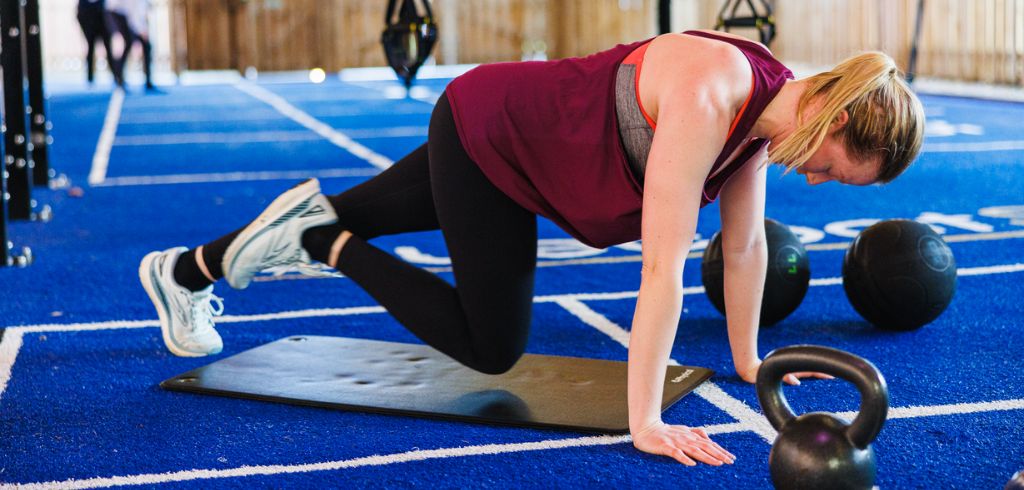 woman working out at bluecoat sports