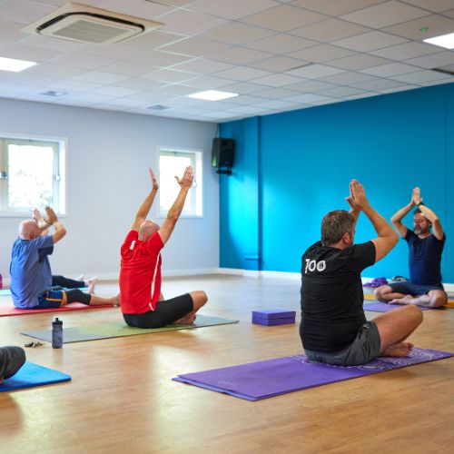 yoga class at Bluecoat Sports