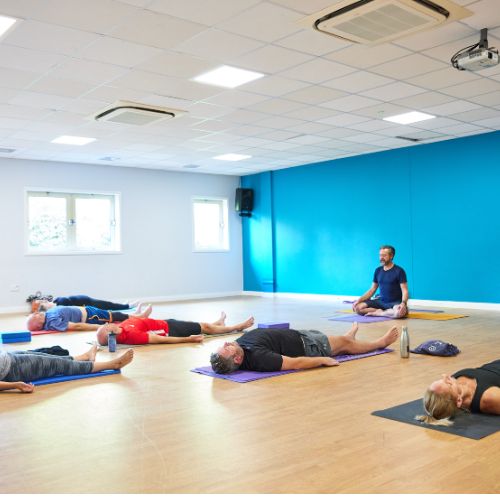 yoga class at bluecoat sports